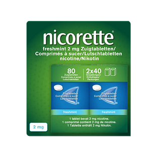 Nicorette Freshmint 2mg Zuigtabletten 80ST