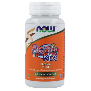 NOW BerryDophilus Kids Biotica Kauwtabletten 60TB NOW BerryDophilus Kids Biotica Kauwtabletten 60TB