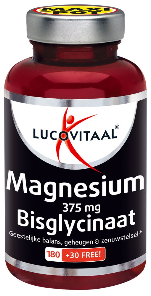 Lucovitaal Magnesium Bisglycinaat 375mg Tabletten 210TB