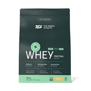 The Green Athlete Whey Protein Isolate Vanilla Poeder 750GR