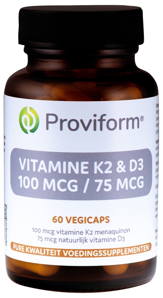 Proviform Vitamine K2 100 mcg & D3 75 mcg Capsules kopen