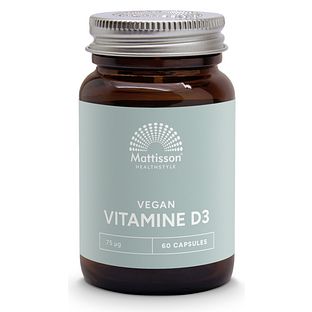Mattisson HealthStyle Vitamine D3 - 75mcg/3000IE Capsules 60CP