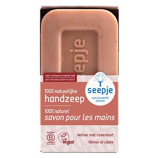 Seepje Natuurlijke Handzeep Vetiver Cederhout 120GR
