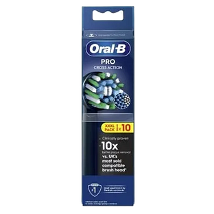 Oral-B Opzetborstels Cross Action Zwart 10ST