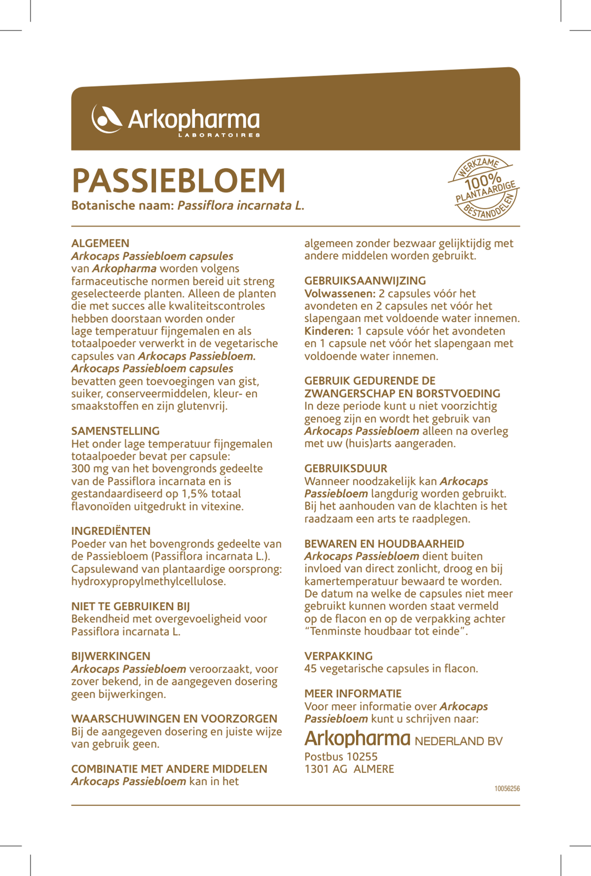 Passiebloem Capsules afbeelding van document #1, instructions
