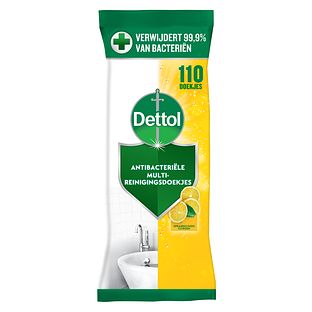 Dettol Power & Fresh Multi-Reinigingsdoekjes Citrus Maxi 110ST
