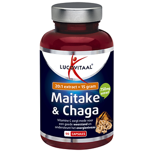 Lucovitaal Maitake & Chaga Capsules 90CP Lucovitaal Maitake & Chaga Capsules 90CP