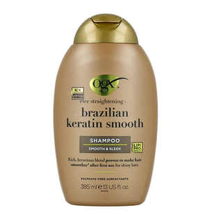OGX Shampoo Ever Straight Brazilian Keratin Smooth 385ML OGX Shampoo Ever Straight Brazilian Keratin Smooth 385ML