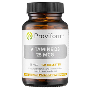 Proviform Vitamine D3 25mcg Tabletten 150TB Proviform Vitamine D3 25mcg Tabletten 150TB