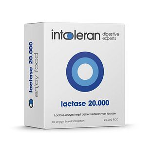 Intoleran Lactase 20.000 FCC Breektabletten 50TB