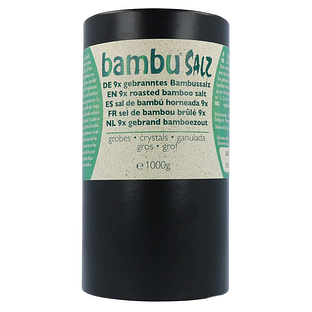 Bambu Salz 9x Gebrand Bamboezout  Grof 1000GR
