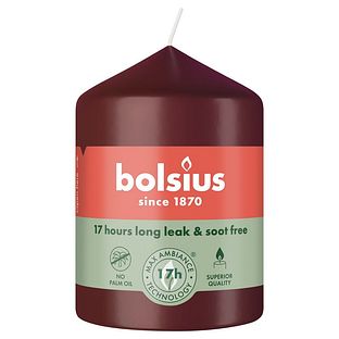 Bolsius Stompkaars 80/58 Velvet Red 1ST