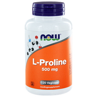 NOW L-Proline 500mg Capsules 120CP NOW L-Proline 500mg Capsules 120CP