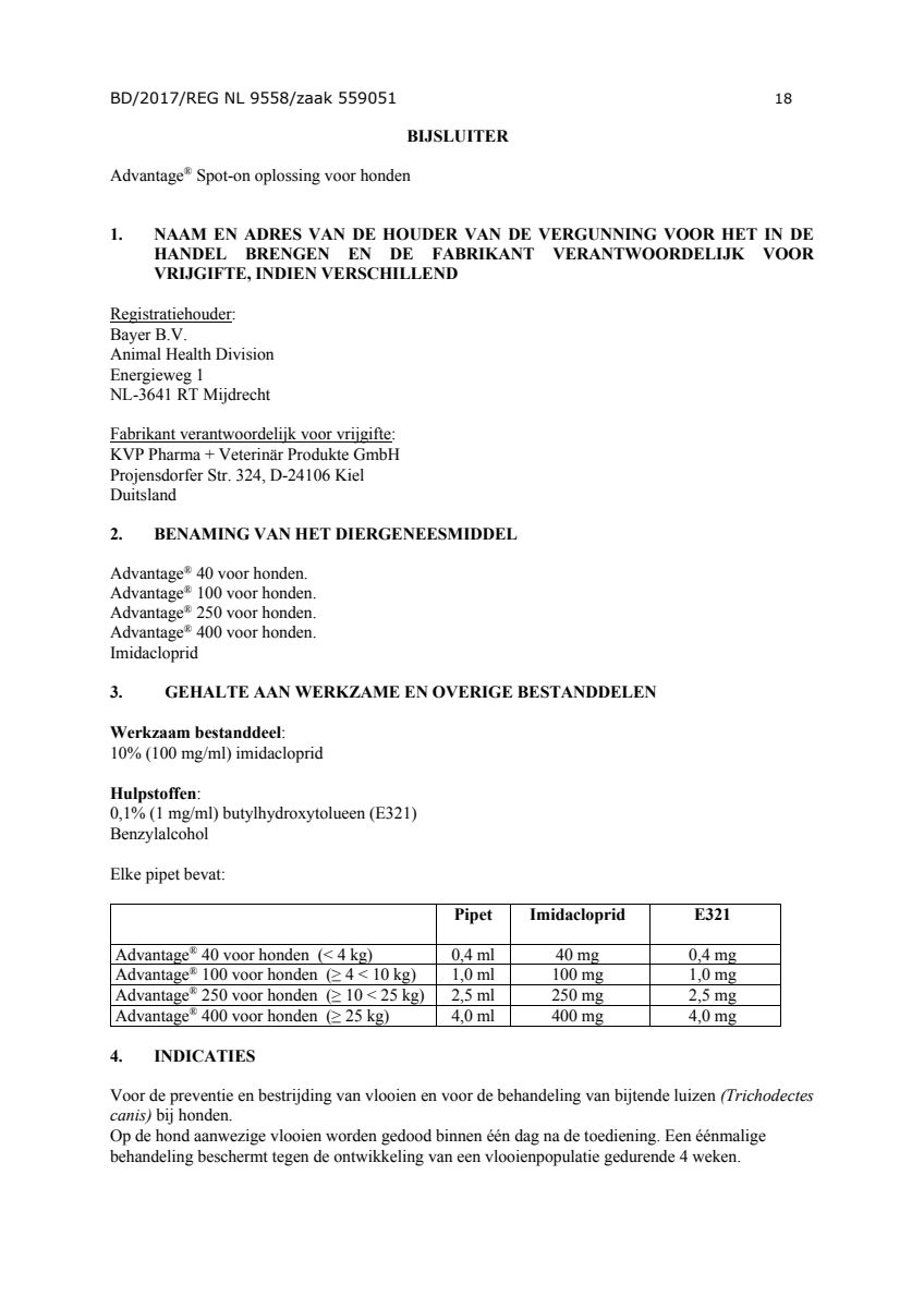 Hond afbeelding van document #18, instructions
