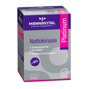 MannaVital Nattokinase Platinum Capsules 90VCP