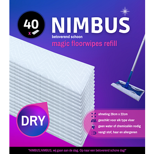 Nimbus Magic Floorwipes Refill 40ST