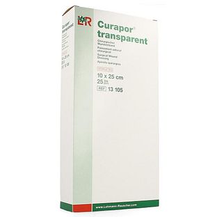 Lohmann & Rauscher Curapor Transparant Wondverband 10x25 cm 25ST
