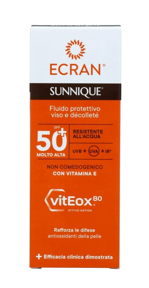 Ecran Sunnique Gezicht & Decolleté Zonnebrandcrème SPF50 afbeelding
