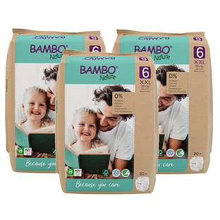 Bambo Nature Maat 6 Luiers XXL Multiverpakking 3x20ST