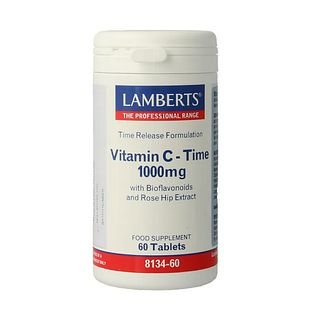 Lamberts Vitamine C 1000 mg  Time Release & Bioflavonoiden Tabletten 60TB
