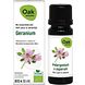 Oak Organic Geranium Olie 10ML Verpakking met flesje ernaast