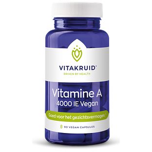 Vitakruid Vitamine A 4000 IE Vegan Capsules 90VCP Vitakruid Vitamine A 4000 IE Vegan Capsules 90VCP