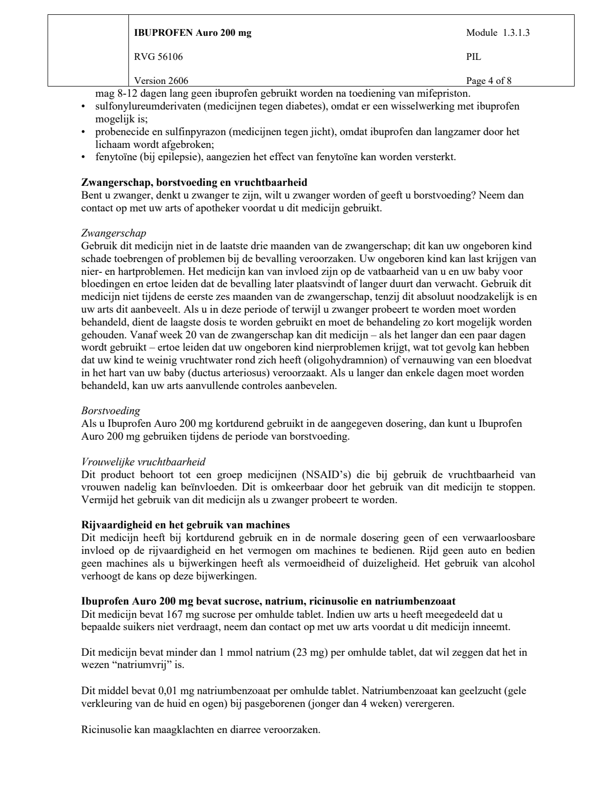 Ibuprofen 200mg afbeelding van document #4, leaflet