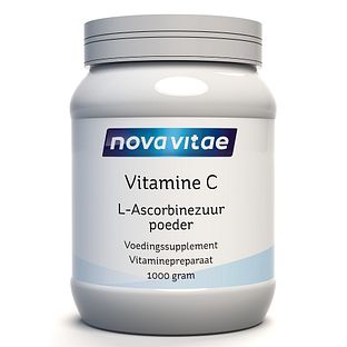 Nova Vitae Vitamine C L-Ascorbinezuur Poeder 1000GR