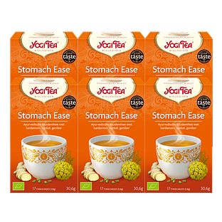 Yogi Tea Stomach Ease Voordeelverpakking 6x17ST