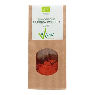 Vitiv Biologisch Paprikapoeder Zoet 50GR Vitiv Biologisch Paprikapoeder Zoet 50GR
