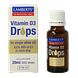 Lamberts Vitamine D3 Druppels 20ML Verpakking plus flesje