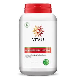 Vitals Magnesium Bisglycinaat 100mg Tabletten 120TB
