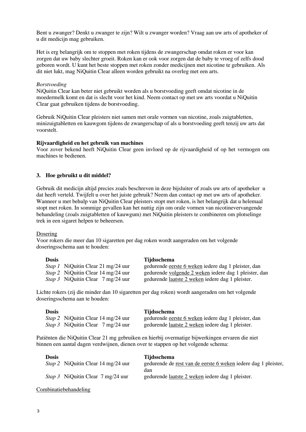 Clear Pleisters 21mg Stap 1 afbeelding van document #3, leaflet