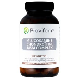 Proviform Glucosamine Chondroitine MSM Complex Tabletten 120TB