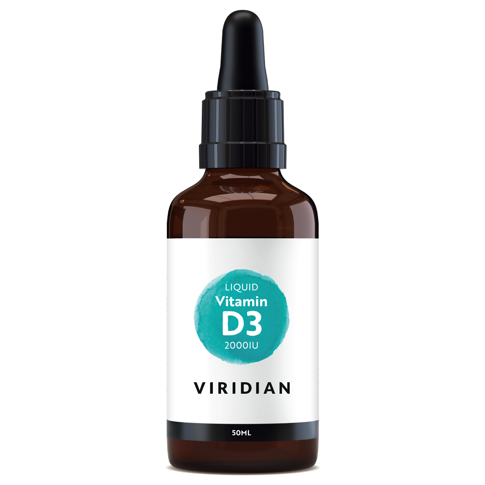 Viridian Liquid Vitamin D3 Vegan Druppels 50ML