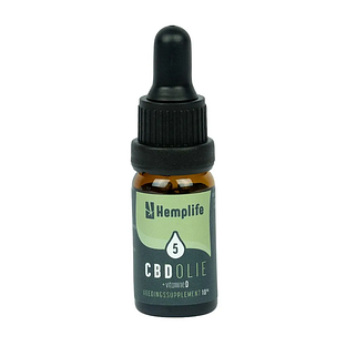 Hemplife CBD Olie 5% + Vitamine D 10ML