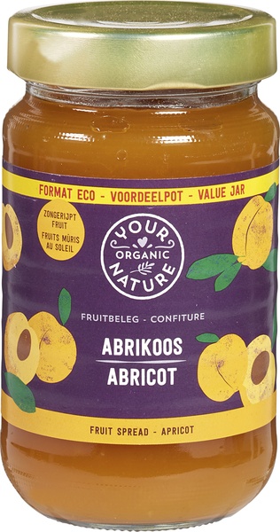 Your Organic Nature Fruitbeleg Abrikoos Voordeelpot afbeelding 1