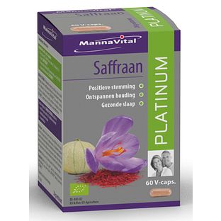 MannaVital Saffraan Platinum 60VCP MannaVital Saffraan Platinum 60VCP