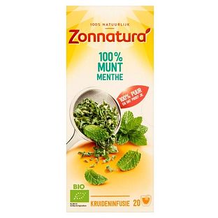 Zonnatura 100% Munt Thee 20ST Zonnatura 100% Munt Thee 20ST