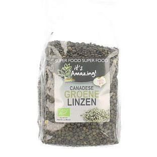 Its Amazing Canadese Groene Linzen 500GR Its Amazing Canadese Groene Linzen 500GR