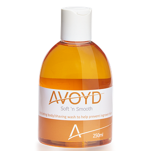 Avoyd Soft N Smooth Exfoliating Body & Shaving Wash 250ML Avoyd Soft N Smooth Exfoliating Body & Shaving Wash 250ML