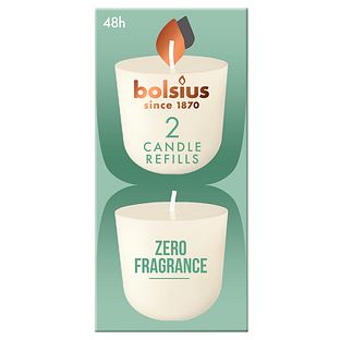 Bolsius Zero Fragnance Candle Refills 2ST