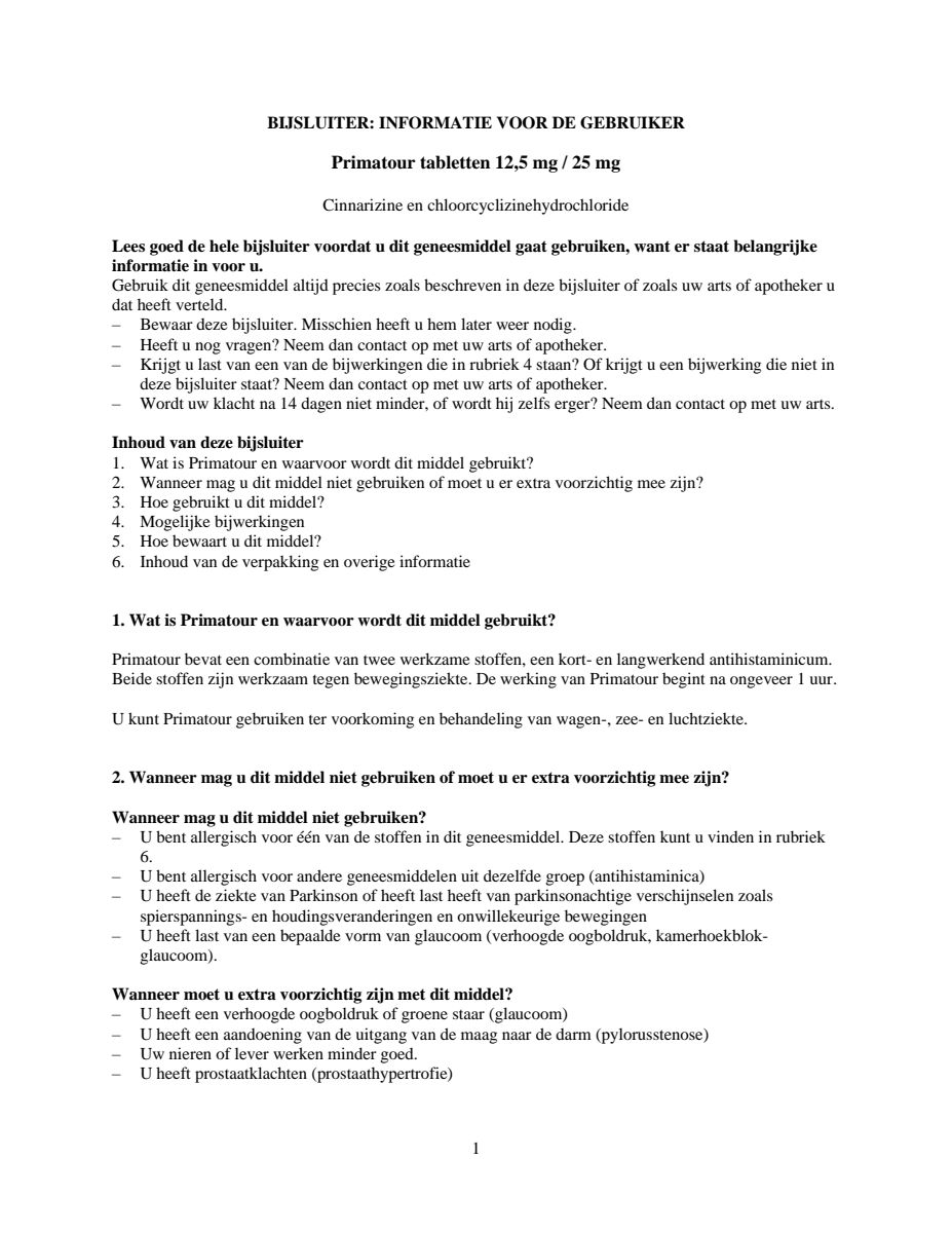 Reistabletten afbeelding van document #1, leaflet