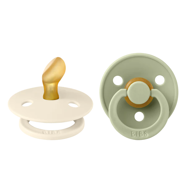 BIBS Fopspeen 0-6 Maanden Anatomic Ivory/Sage afbeelding