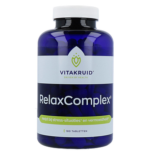 Vitakruid RelaxComplex oa Magnesium Tauraat & Vitamine D3 180TB