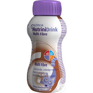 Nutricia Nutrinidrink Multi Fibre Chocolade 200ML Nutricia Nutrinidrink Multi Fibre Chocolade 200ML