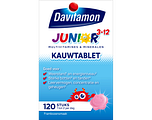Davitamon Junior 3+ Kauw Vitamines Framboos 120KTB