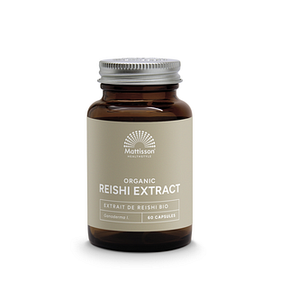 Mattisson HealthStyle Biologisch Reishi Extract Capsules 60CP Mattisson HealthStyle Biologisch Reishi Extract Capsules 60CP