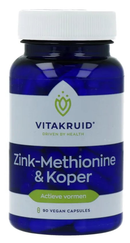 Vitakruid Zink Methionine & Koper Capsules 90CP