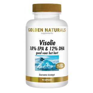 Golden Naturals Visolie -18% EPA & 12% DHA Softgel Capsules 90SG Golden Naturals Visolie -18% EPA & 12% DHA Softgel Capsules 90SG